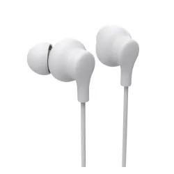 Słuchawki przewodowe Hama Douszne Curly USB-C Mikrofon Biały