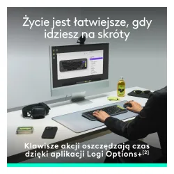 Klawiatura membranowa Logitech POP Icon Keys Różowy