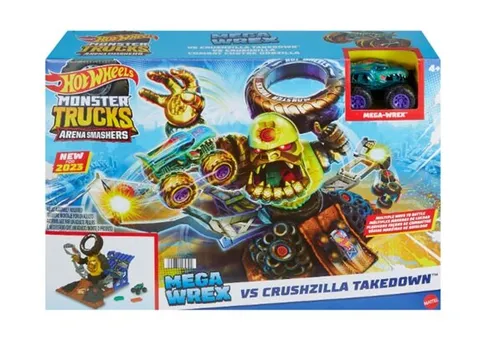 Hot Wheels Monster Trucks Arena Smashers Arena Goryla Zestaw HPN71 MegaWrex