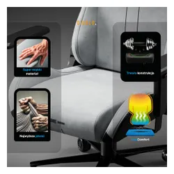 Fotel DIABLO CHAIRS X-One 2.0 Prime Szary