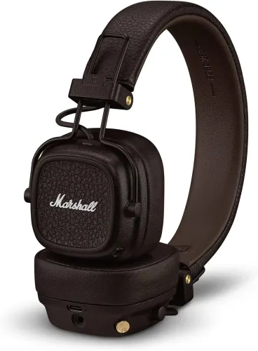 Słuchawki bezprzewodowe Marshall Major V Brown Nauszne Bluetooth 5.3 Brązowy