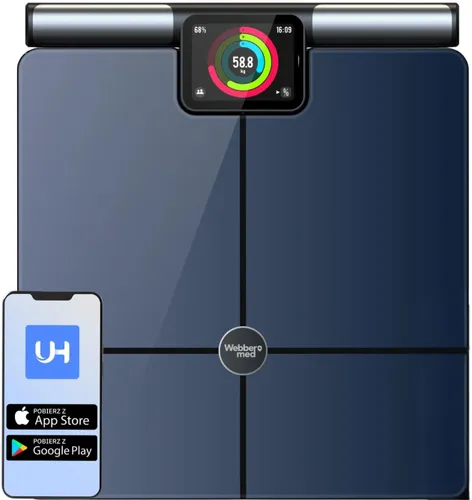 Waga łazienkowa WEBBER Siena PS636C Czarny