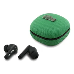 Słuchawki dokanałowe LACOSTE Iconic Petit Pique Zielony