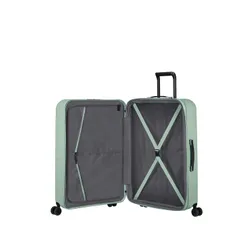 American Tourister Novastream'in Geniş Genişletilebilir Valizi -nomad green