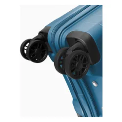 Walizka kabinowa z kieszenią na laptop Puccini Seoul - niebieski