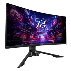 Monitor ASROCK Phantom Gaming PG34QRT3A 34" 3440x1440px 180Hz 1 ms [MPRT] Curved