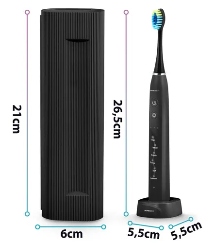 Szczoteczka soniczna BERDSEN Galaxy Duo (2 sztuki) Czarny + Różowy