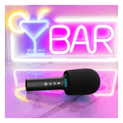 Mikrofon z głośnikiem Bluetooth Forever BMS-500 5W Czarny