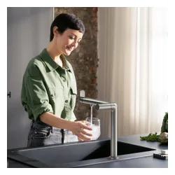 Bateria HANSGROHE Aqittura M91 76837800 z filtrem Stal szlachetna