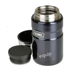 Termos na jedzenie z łyżką Thermos 0,7 l Stainless King - midnight blue