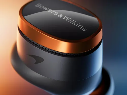 Słuchawki dokanałowe BOWERS & WILKINS PI8 MCLAREN ANC Szaro-pomarańczowy