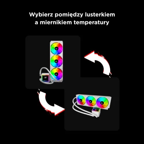 Chłodzenie Rampage Infinite V360 ARGB Biały
