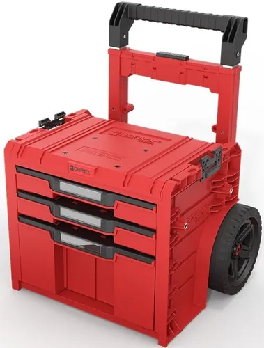 Skrzynka narzędziowa QBRICK System PRO Cart 2.0 Plus Drawer 3 Red Ultra HD Custom