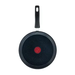 TEFAL Black Stone 25 cm czarna - patelnia do naleśników nieprzywierająca