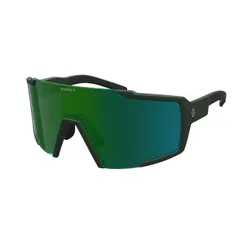 Okulary przeciwsłoneczne SCOTT Shield kaki green/green chrome