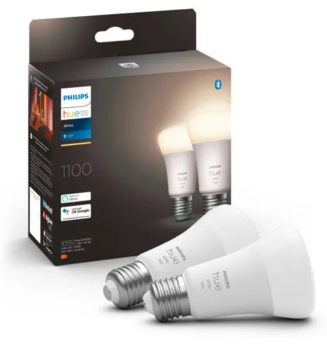 Inteligentna żarówka LED PHILIPS HUE 212728 9.5W E27 Bluetooth (2 szt.)