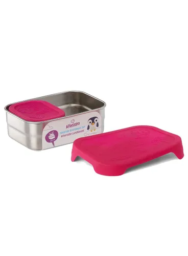 Pojemnik na jedzenie Affenzahn Lunchbox Stainless Steel - owl