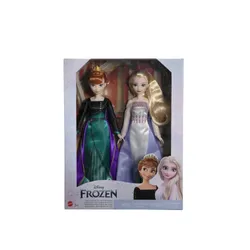 Mattel Disney dondurulmuş Kraliçe Anna ve ayaz Kraliçe Elsa