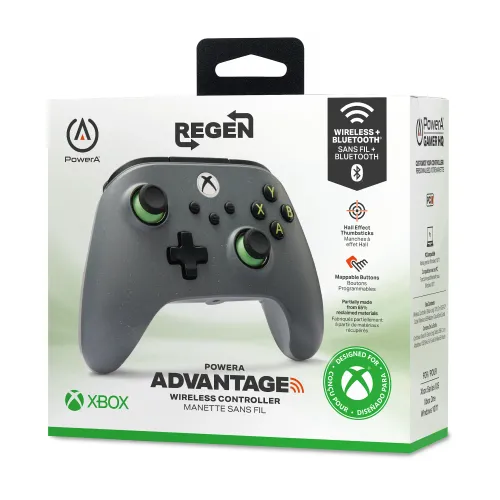 Pad PowerA Advantage Wireless Controller Regen Slate do Xbox Series X/S, Xbox One, PC Bezprzewodowy