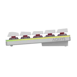 Klawiatura mechaniczna Aqirys AQI-GA-KB-9 Gateron Red Biały