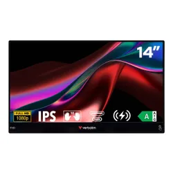 Monitor VERBATIM Light 14" 1920x1080px IPS + Powerbank