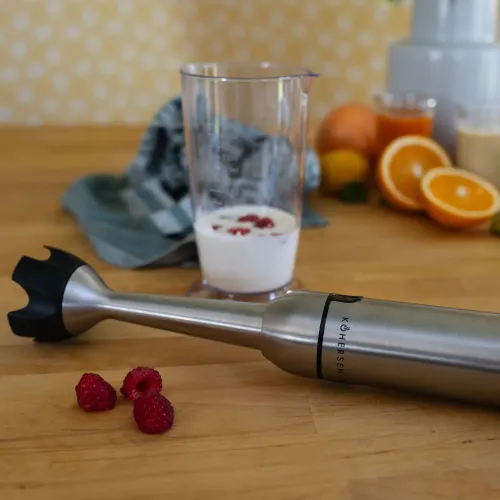 Blender Kohersen Stainless Steel Smart 1200W Rozdrabniacz Końcówka do ubijania