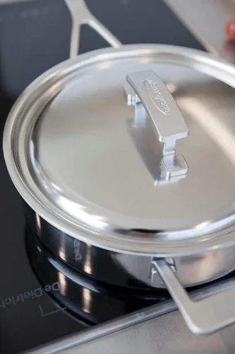 DEMEYERE INDUSTRY 5 Patelnia głęboka 2H z pokrywką 24 cm