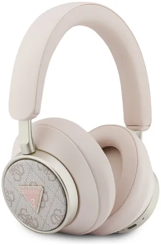 Słuchawki nauszne GUESS 4G Triangle Logo Bluetooth ENC Różowy