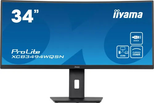 Monitor iiyama ProLite XCB3494WQSN-B5 34" UWQHD VA 120Hz 0,4ms MPRT Zakrzywiony