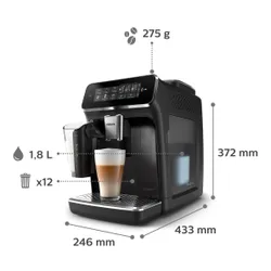 PHILIPS LatteGo EP3341/50 Автоматическая кофемашина (бесшумное приготовление) Iced Coffee