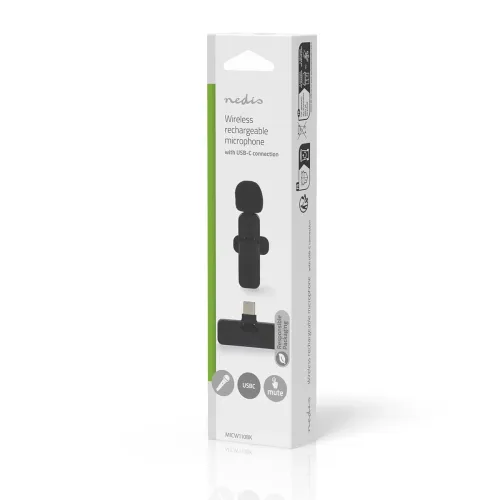 Mikrofon Nedis MICW110BK Bezprzewodowy Czarny