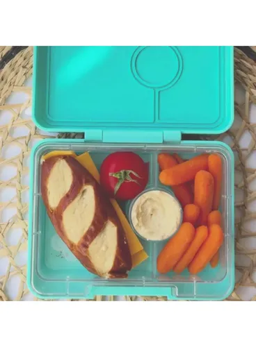 Śniadaniówka / lunchbox dziecięcy Yumbox Snack - Miami aqua / rainbow