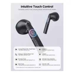 Słuchawki bezprzewodowe 1More Omthing AirFree Pods True Wireless Douszne Bluetooth 5.0 Czarny