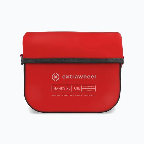 Torba rowerowa na kierownicę Extrawheel Handy XL 7.5 l red/black