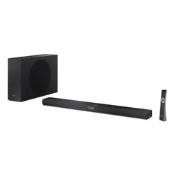 Soundbar SHARP HT-SBW320 Czarny 2.1-kanałowy, Bezprzewodowy Subwoofer, HDMI eARC, Dolby Atmos, Bluetooth, Korektor EQ