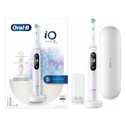 Oral - B магнитная зубная щетка iO Series 7 White Alabaster