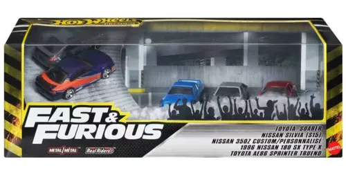 Zestaw pojazdów Hot Wheels Premium Szybcy i wściekli Tokio Drift JFL99 (5 szt.)