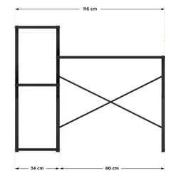Biurko gamingowe MARK ADLER Leader 3.5 Czarny