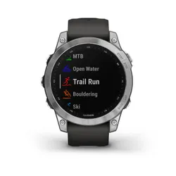 Smartwatch Garmin Fenix 7 srebrny z grafitowym paskiem (010-02540-01)