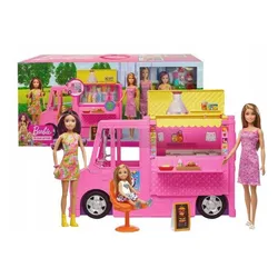 Lalka Barbie Foodtruck z lalkami GWJ58