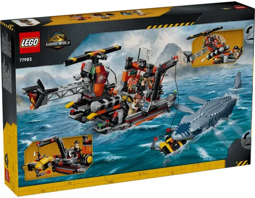 LEGO 77983 Jurassic World Atak mozazaura na łódź