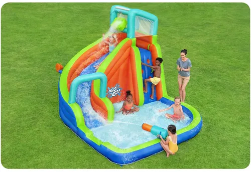 Dmuchany plac zabaw Bestway park wodny zjeżdżalnia dla dzieci 365x320x270 cm