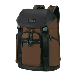 Рюкзак городской Samsonite Relyon Backpack 15,6" с клапаном - коричневый