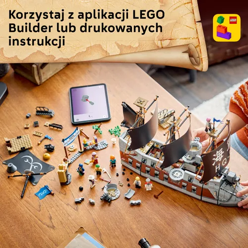 LEGO ONE PIECE 75646 Okręt Garpa, zestaw klocków 9+