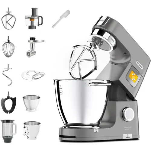 Robot kuchenny planetarny KENWOOD KWL90.594.SI Titanium Chef Patissier XL 1400W (2 MISY W ZESTAWIE)
