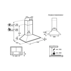 Okap Electrolux LFC316X Srebrny