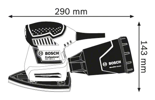 Bosch GSS 160 Multi Taşlama Makinesi