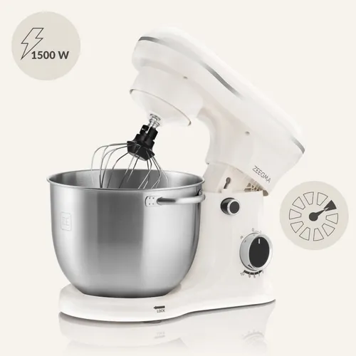 Robot kuchenny planetarny ZEEGMA Planeet Trio Kremowy 1500W