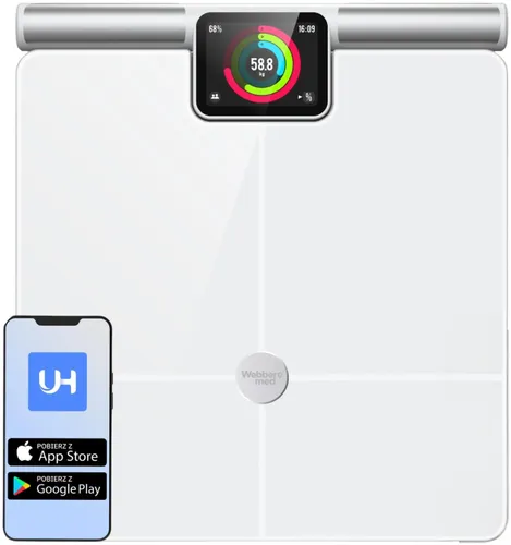 Waga łazienkowa WEBBER Siena PS636 Biały