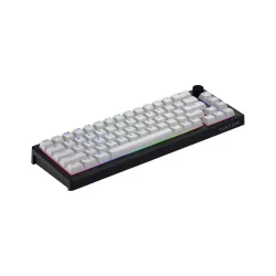 Klawiatura magnetyczna Hator Skyfall 65 MAG Ultra 8K Aurum Ice Czarno-Szary